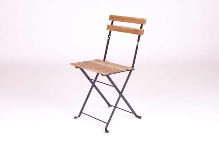 Slatted Wood Folding Chair