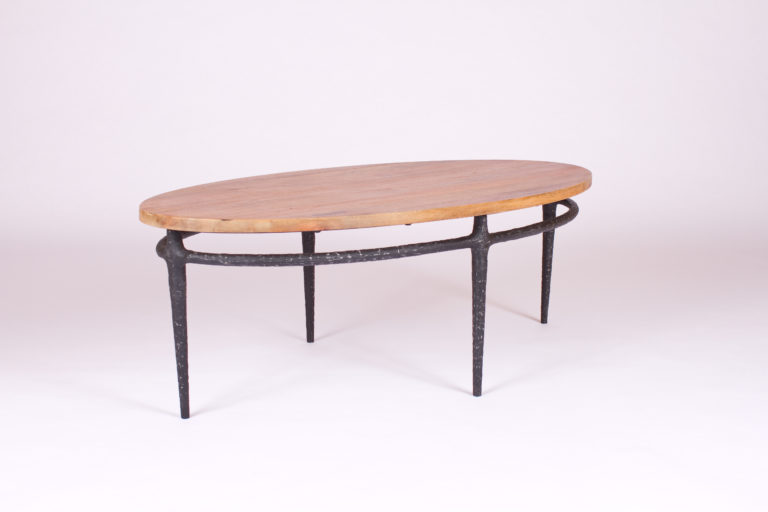Cast Oval Coffee Table