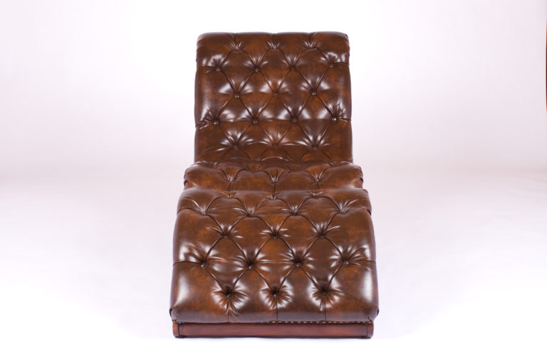 Leather Chaise