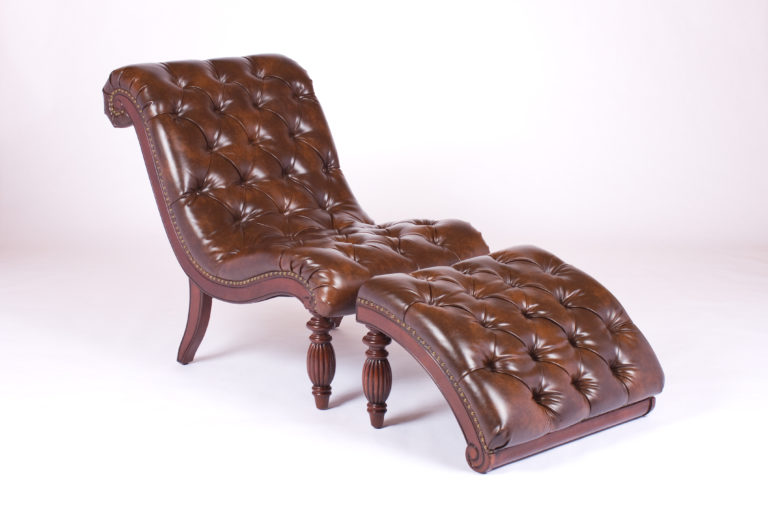 Leather Chaise