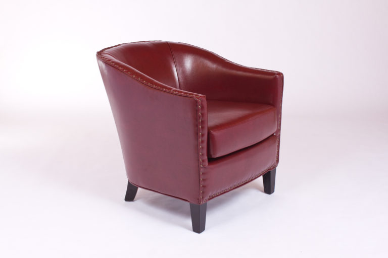 Oxblood Leather Chair