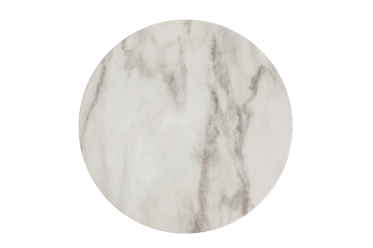 White Marble Charger