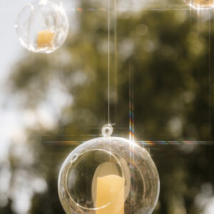 hanging glass globe