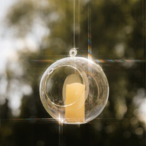 hanging glass globe