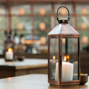 Medium Copper Lantern