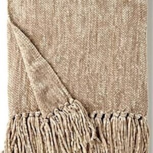 Faun Chenille Braid Throw Blanket