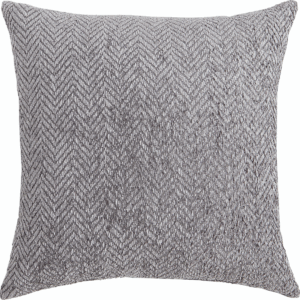 Grey Chenille Herringbone Pillow