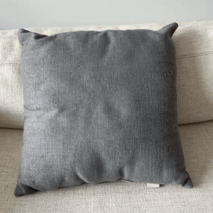 Grey Chenille Herringbone Pillow
