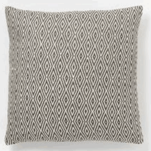 Charcoal Diamond Pillow