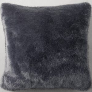 Dark Navy Fuzz Pillow