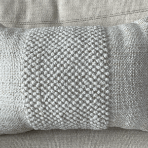 Cream Houston Ecru Lumbar Pillow