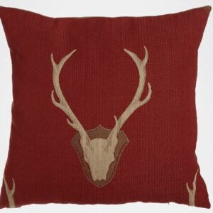 Red Antler Pillow