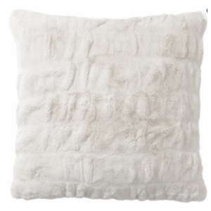 Ivory Ruched Pillow