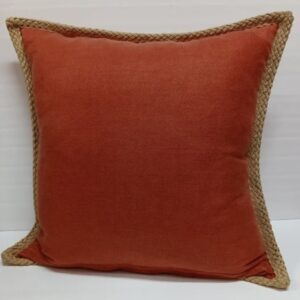 Solid Saffron Pillow