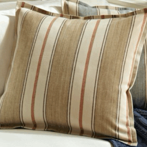 Striped Saffron Pillow