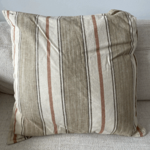 Striped Saffron Pillow