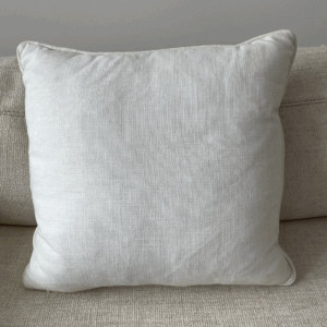Grey & White Trellis Pillow