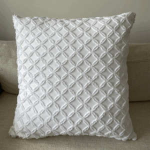 White Classic Tufted Pillow