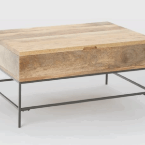 Rustic Storage Coffee Table