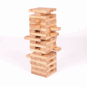 Giant Wood Jenga Game