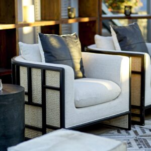 June Rattan Armchair