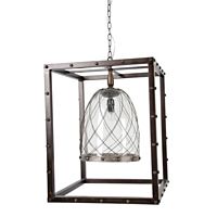 gabbia cube iron chandelier