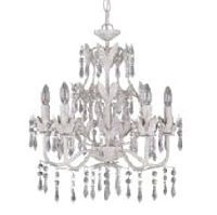 white antique chandelier