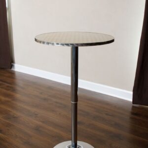 Adjustable Aluminum Swirl Highboy Table (15)