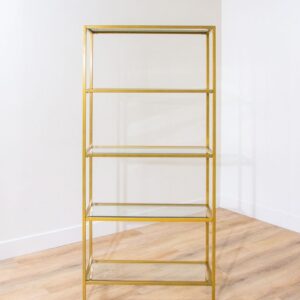Bar Back Shelf – Gold And Glass Shelf (3)