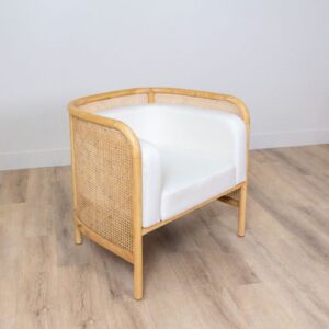 Boho Rattan Accent Chair (4)