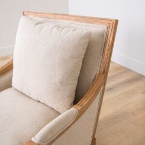 Colette Classic Armchair In Taupe (7)