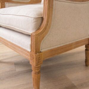 Colette Classic Armchair In Taupe (8)