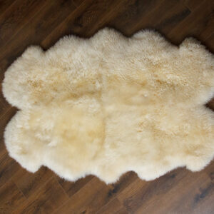Large Ivory Sheepskin Rug