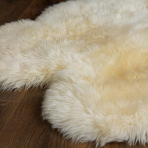 Large Ivory Sheepskin Rug