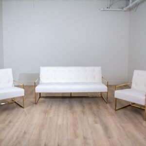 Marilyn Modern Glam Velvet Armchair In Gold And Cream (7)