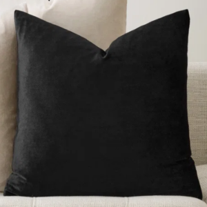 Black Velvet Pillow