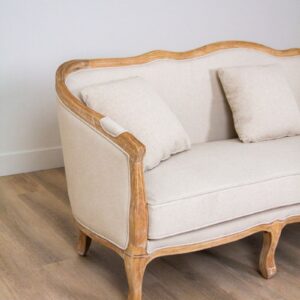 Provence French Country Sofa In Cream (9)