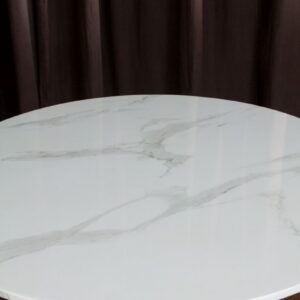 Round Marble Highboy Table (6)