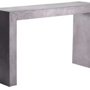 Table Console Wood Stained Light Grey