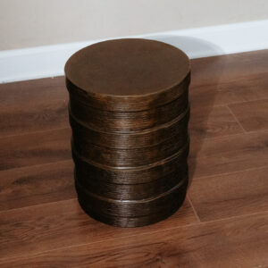 Trello Drum End Table Gold H661