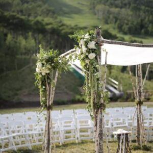 Birch Chuppah Arbor