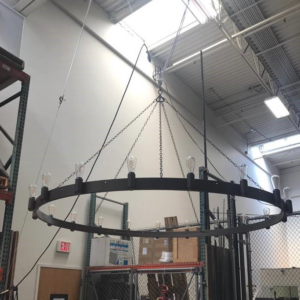 Edison Ring Chandelier 7.5'