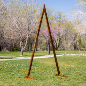 A-Frame Wooden Triangle Arch