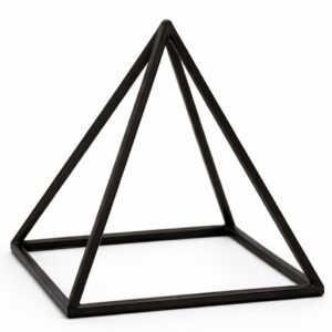 7in Black Iron Pyramid