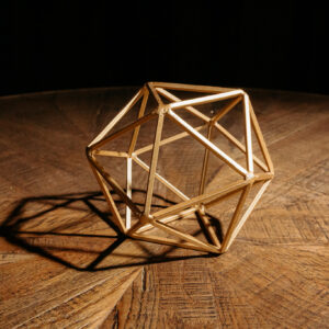 Gold Helix Cube Structure E646 (3)