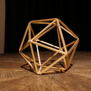 Gold Helix Cube Structure E646 (5)