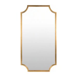 Gold Notched Mirror