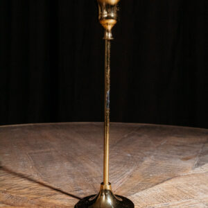 Large Gold Metal Taper Candle Holder G468 (3)