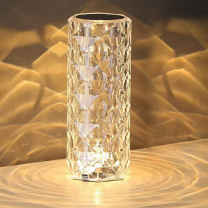 Light Rose Diamond Rechargeable Lamp