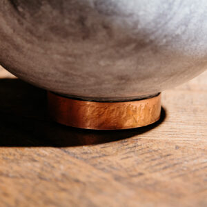 Marble Grey Bowl W Copper Base G438 (8)
